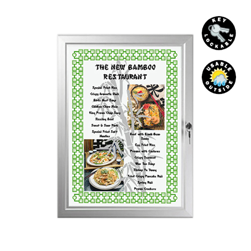 PW14 External lockable poster frames